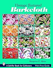 Vintage textured barkcloth for sale  Delivered anywhere in UK