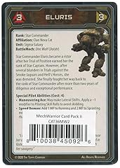 Battletech mechwarrior card for sale  Delivered anywhere in USA 