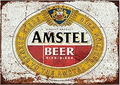 Amstel beer metal for sale  Delivered anywhere in USA 