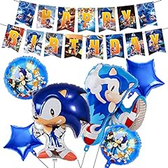 Sonic balloons party for sale  Delivered anywhere in Ireland