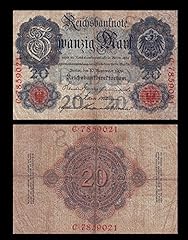 Mark reichsbanknote 1909 gebraucht kaufen  Wird an jeden Ort in Deutschland