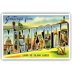 Greetings minnesota vintage for sale  Delivered anywhere in USA 