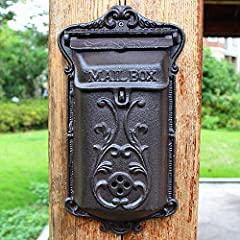 Retro Letter Mailbox Antique Style Wall Mailbox Country for sale  Delivered anywhere in Canada