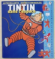 Tintin espace autocollants d'occasion  Livré partout en Belgiqu