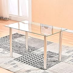 Modern glass dinning for sale  Delivered anywhere in USA 