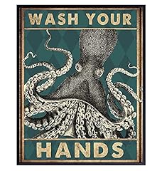Octopus nautical bathroom for sale  Delivered anywhere in USA 