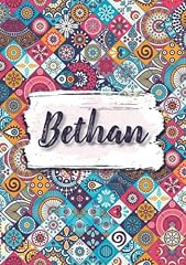 Bethan notebook personalized for sale  Delivered anywhere in UK