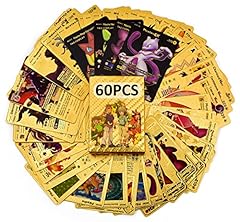 Used, 60PCS TCG Deck Box Gold Foil Cards, Assorted Golden for sale  Delivered anywhere in USA 