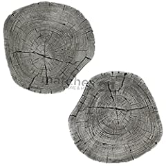 Used, Matches21 Tree Discs XXL Stepping Stones, Wood Look/Wooden for sale  Delivered anywhere in UK