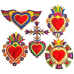 Mexican hearts milagros for sale  Delivered anywhere in USA 