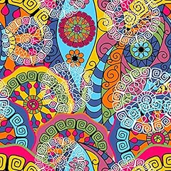 Boho mandala fabric for sale  Delivered anywhere in UK