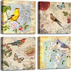 Flowers birds canvas for sale  Delivered anywhere in USA 