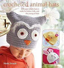 Crocheted animal hats for sale  Delivered anywhere in UK