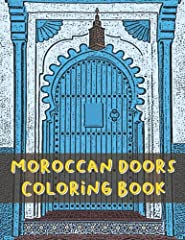 Moroccan doors coloring for sale  Delivered anywhere in UK