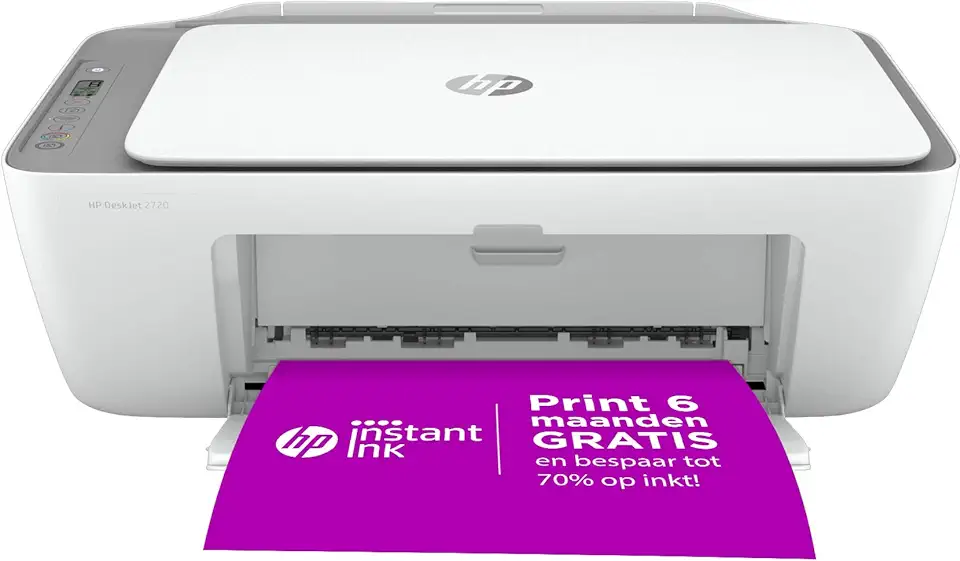 HP DeskJet 3750 All-in-One (Stone) XMO2, Draadloze Wifi kleuren inktjet printer voor thuis (Afdrukken, kopiëren, scannen) Inclusief 2 maanden Instant Ink tweedehands  