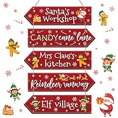 Wooden christmas sign for sale  Delivered anywhere in USA 