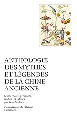 Anthologie mythes légendes d'occasion  Livré partout en France