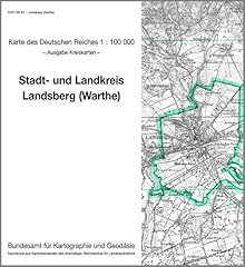 Landsberg karte deutschen gebraucht kaufen  Wird an jeden Ort in Deutschland