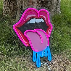 Lips dripping neon for sale  Delivered anywhere in USA 