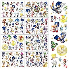 Sonic tattoos birthday for sale  Delivered anywhere in UK