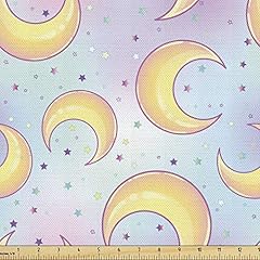 Ambesonne moon fabric for sale  Delivered anywhere in USA 