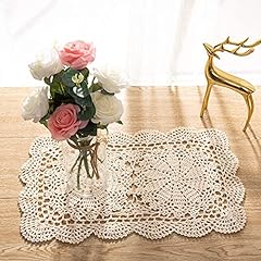 Eiyye rectangle doilies for sale  Delivered anywhere in Ireland