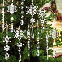 18pcs crystal christmas for sale  Delivered anywhere in USA 