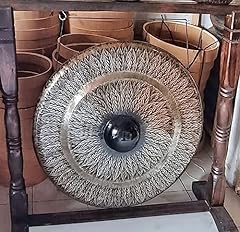 Large gong brown for sale  Delivered anywhere in UK