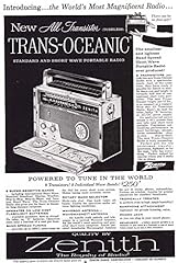 1957 zenith trans for sale  Delivered anywhere in USA 