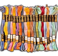 Variegated multi shades for sale  Delivered anywhere in UK