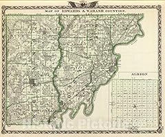 Historic map 1876 for sale  Delivered anywhere in USA 