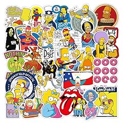 100pcs simpsons stickers for sale  Delivered anywhere in UK