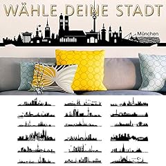 Grandora wandtattoo skyline gebraucht kaufen  Wird an jeden Ort in Deutschland