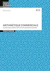 Arithmétique commerciale pour d'occasion  Livré partout en France