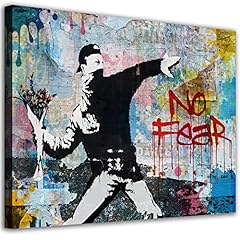Banksy leinwand wandkunst gebraucht kaufen  Wird an jeden Ort in Deutschland
