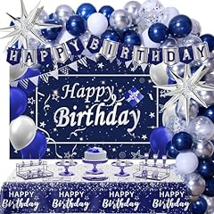 Navy blue birthday for sale  Delivered anywhere in USA 
