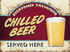 Chilled beer retro for sale  Delivered anywhere in UK