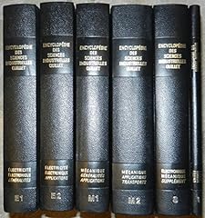Encyclopédie sciences industr d'occasion  Livré partout en France