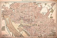 Washington vintage 1898 for sale  Delivered anywhere in USA 