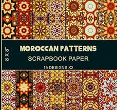 Moroccan patterns scrapbook for sale  Delivered anywhere in USA 