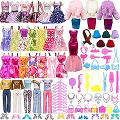 64pcs doll clothes for sale  Delivered anywhere in UK
