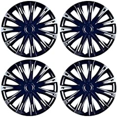 Versaco Car Wheel Trims SPARKBLK15 - Black 15 Inch for sale  Delivered anywhere in UK