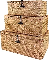 Wicker storage baskets for sale  Delivered anywhere in UK