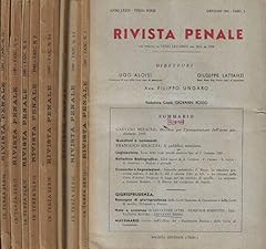 Rivista penale dal usato  Spedito ovunque in Italia 