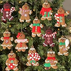 12pcs gingerbread man for sale  Delivered anywhere in USA 