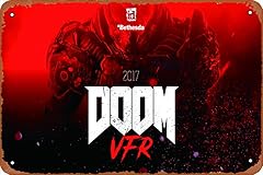 Targa metallo doom usato  Spedito ovunque in Italia 