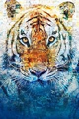 Life tiger collage for sale  Delivered anywhere in USA 