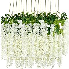 12pcs artificial wisteria for sale  Delivered anywhere in UK