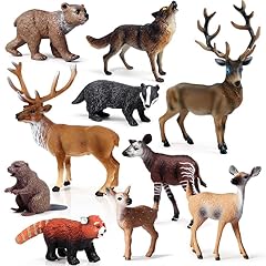 10pcs forest animal for sale  Delivered anywhere in USA 