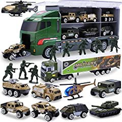JOYIN 10 In 1 Die-Cast Military Truck Army Vehicle for sale  Delivered anywhere in UK